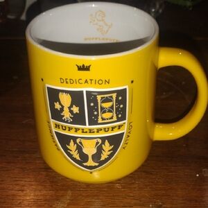 Hufflepuff Yellow Ceramic Mug with Crest - Licensed House Design